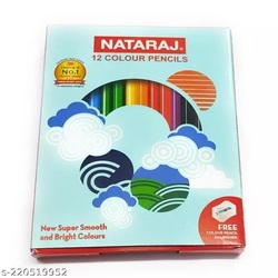 NATARAJ 12 COLOUR PENCILS